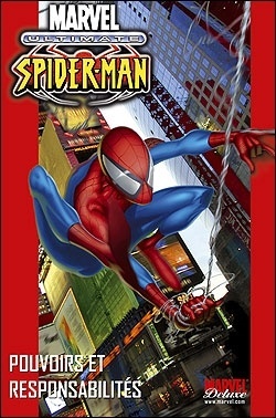 Couverture de Spider-Man (Ultimate) (Marvel Deluxe), Tome 1 : Pouvoirs et Responsabilités