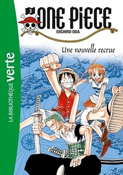 Couverture de One Piece, tome 3 : Une nouvelle recrue (Roman)