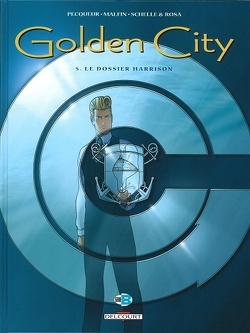 Couverture de Golden City, tome 5 : Le Dossier Harrison