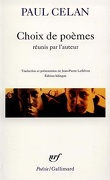 Choix de poèmes : augmenté d'un dossier inédit de traductions revues par Paul Celan