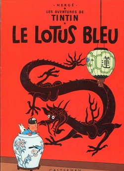 Couverture de Les Aventures de Tintin, Tome 5 : Le Lotus bleu