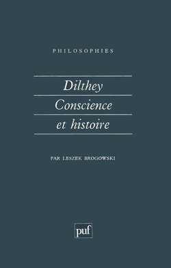 Couverture de Dilthey, conscience et histoire