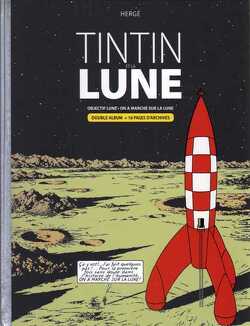 Couverture de Tintin et la lune