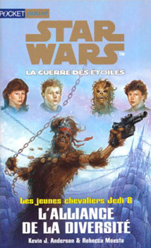 Couverture de Star Wars, La Guerre des étoiles - Les jeunes chevaliers Jedi, tome 8 : L'Alliance de la diversité