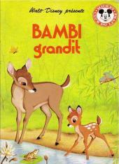 Couverture de Bambi grandit