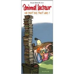 Couverture de  Animal lecteur, Tome 3 : On peut pas tout lire !