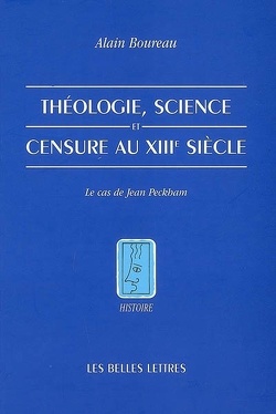 Couverture de Théologie, science et censure au XIIIe siècle : le cas de Jean Peckham