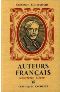 Couverture de Auteurs français vingtième siècle