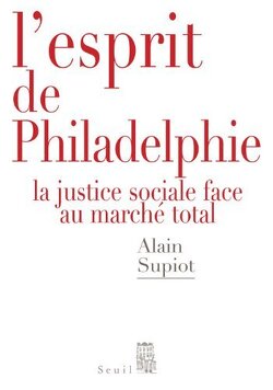 Couverture de L'esprit de Philadelphie : La justice sociale face au marché total