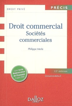 Couverture de Droit commercial : sociétés commerciales