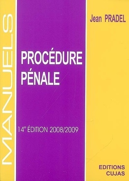 Couverture du livre : Manuel de procédure pénale