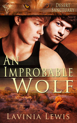 Couverture de Desert Sanctuary, Tome 1 : An Improbable Wolf
