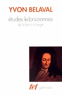 Couverture de Etudes leibniziennes de leibniz à Hegel