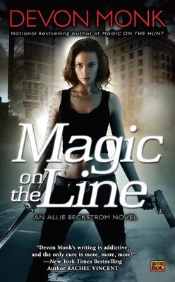 Couverture de Allie Beckstrom, Tome 7 : Magic on the Line
