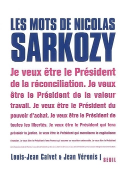 Couverture de Les mots de Nicolas Sarkozy
