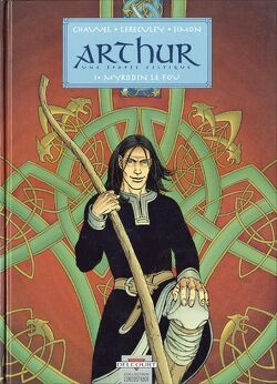 Couverture de Arthur - Une épopée celtique, tome 1 : Myrddin le fou