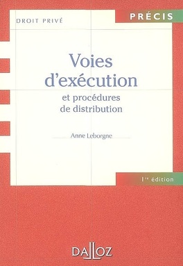 Couverture du livre : Voies d'exécution et procédures de distribution 2009