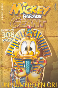 Couverture de Mickey Parade géant, N° 265 : Un numéro en or !