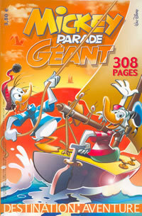 Couverture de Mickey Parade géant, N° 266 : Destination : aventure