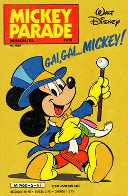 Couverture de Mickey Parade, N° 5 : Gai, gai... Mickey !