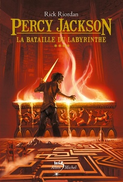 Couverture de Percy Jackson, Tome 4 : La Bataille du labyrinthe