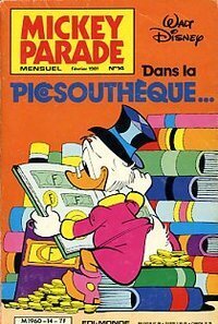 Couverture de Mickey Parade, N° 14 : Dans la Piscouthèque...