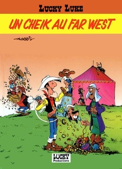 Couverture de Lucky Luke, HS : Un cheik au Far West