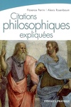 couverture Citations philosophiques expliquées