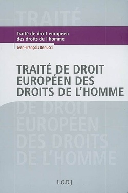 Couverture de Traité de droit européen des droits de l'homme