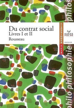 Couverture de Du contrat social, livres I et II