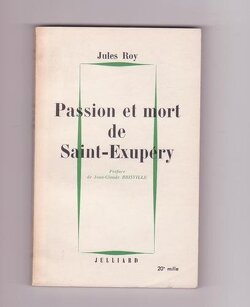 Couverture de Passion et mort de Saint-Exupéry