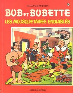 Couverture de Bob et Bobette, Tome 89 : Les mousquetaires endiablés