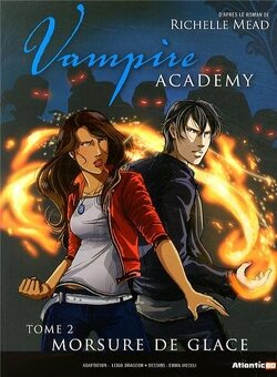 Couverture de Vampire Academy, Tome 2 : Morsure de Glace (Bd)