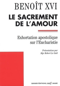 Couverture de Sacramentum caritatis : exhortation apostolique sur l'eucharistie