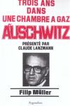 couverture Trois ans dans une chambre à gaz à Auschwitz
