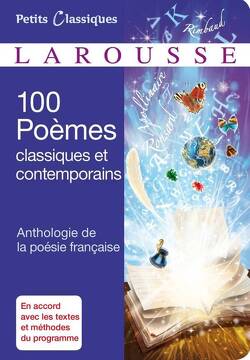 Couverture de 100 Poèmes classiques et contemporains- Anthologie de la poésie française