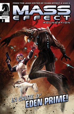 Couverture de Mass Effect, Foundation - Tome 3 - La Chute d'Eden Prime