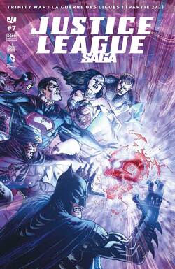 Couverture de Justice League Saga, Tome 7 : Trinity War : la Guerre des ligues ! - Partie 2