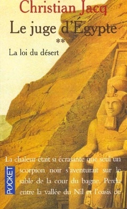 Couverture du livre : Le Juge d'Égypte, Tome 2 : La Loi du désert