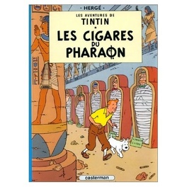 Couverture du livre : Les Aventures de Tintin, Tome 4 : Les Cigares du pharaon