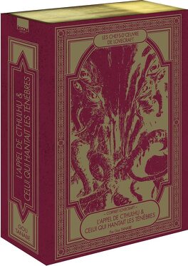 Couverture du livre : Coffret Lovecraft - L'Appel de Cthulhu & Celui qui hantait les ténèbres Relié