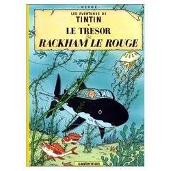 Couverture de Les Aventures de Tintin, Tome 12 : Le Trésor de Rackham le Rouge