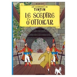 Couverture du livre : Les Aventures de Tintin, Tome 8 : Le Sceptre d'Ottokar