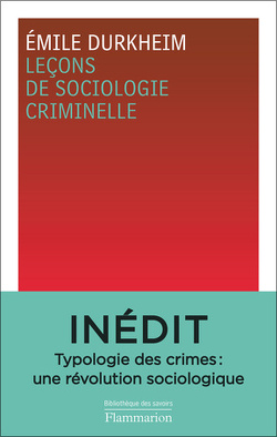 Couverture de Leçons de sociologie criminelle