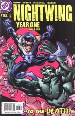 Couverture de Nightwing #106, Year One - Chapter Six: First Flight