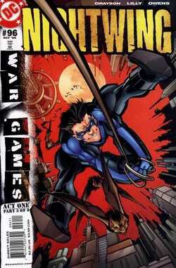 Couverture de Nightwing #96, War Games Act 1 Part 3: A Sort of Homecoming