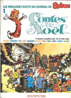 Couverture de Les Meilleurs Récits du journal de Spirou, Tome 1 : Contes de Noël