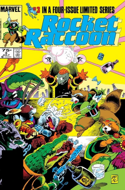 Couverture de Rocket Raccoon (1985) #3