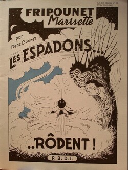 Couverture de Fripounet et Marisette (P.B.D.I.), Tome 8 : Les Espadons... rôdent ! 