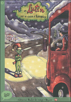 Couverture de Contes alpins, Tome 2 : Un lutin sur la route d'Annecy